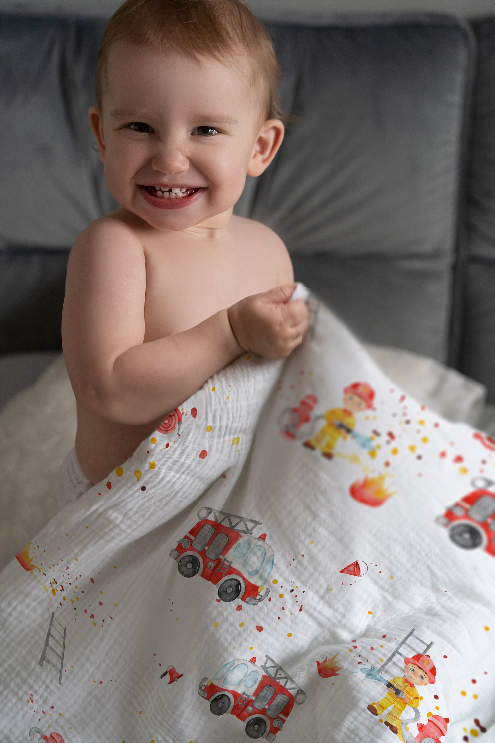 "Feuerwehr" Premium Kinderbettwäsche