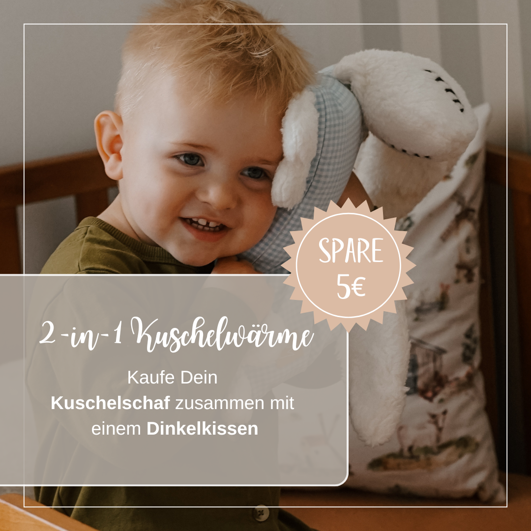 Kuschelset - Kuschelschaf mit Dinkelkissen