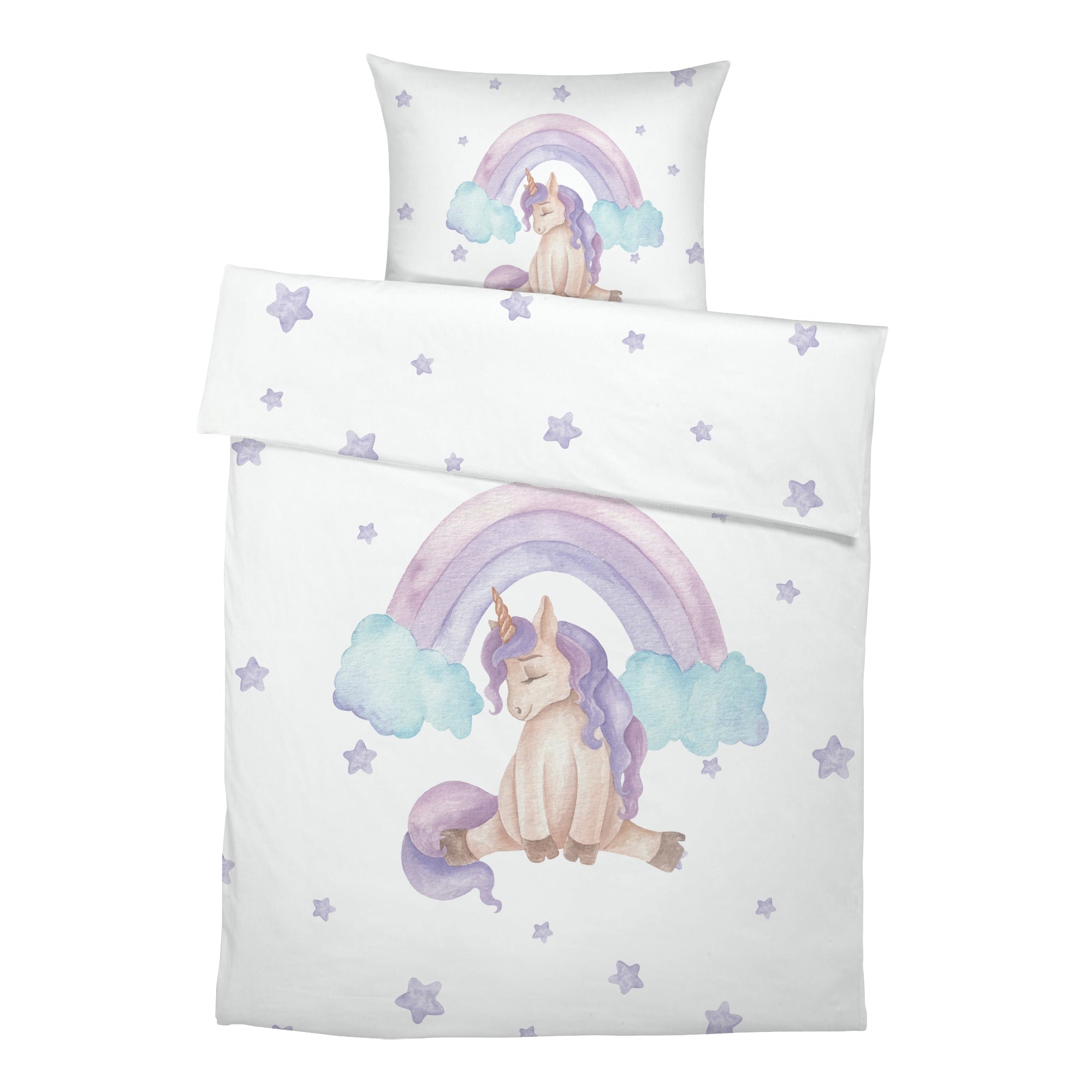 “Mein liebes Einhorn” Premium Kinderbettwäsche