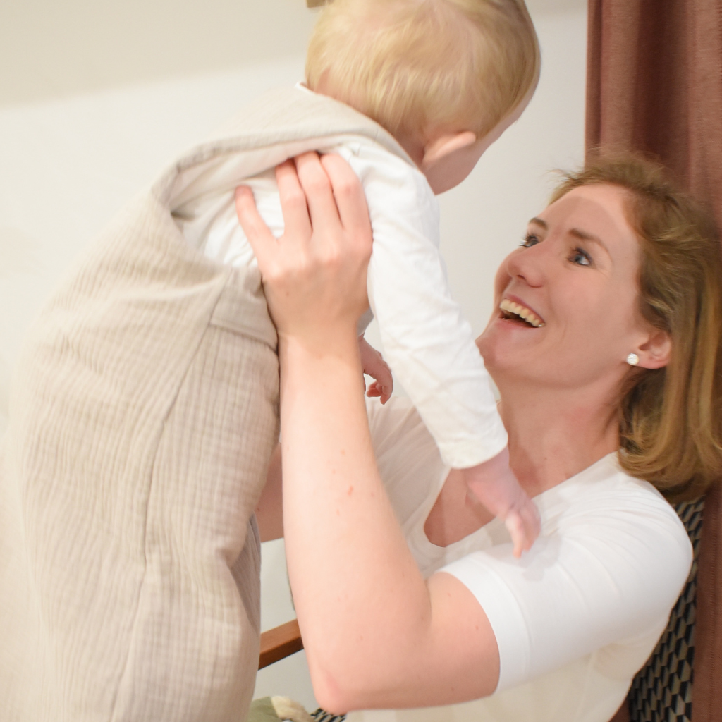 Babyschlafsack - gefüllt mit 100% Merinowolle