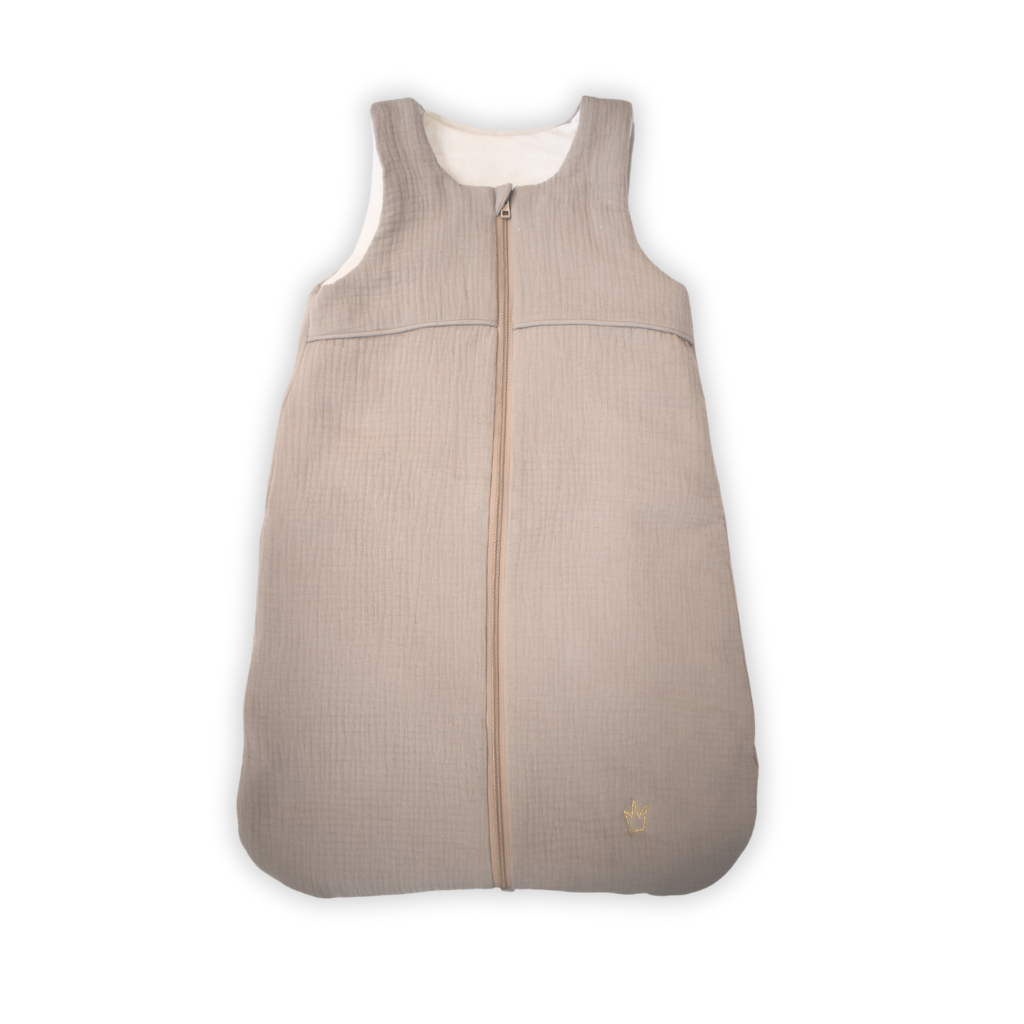 Babyschlafsack - gefüllt mit 100% Merinowolle
