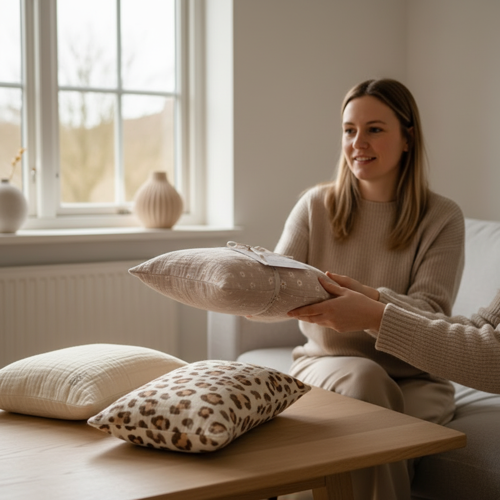 2 Dinkelkissen + 1 Gratis in passender Farbe