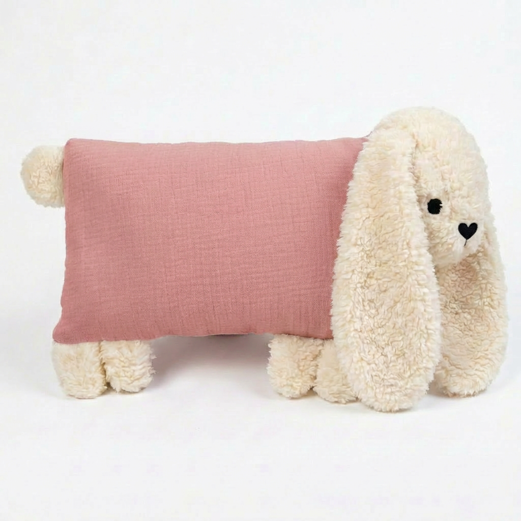 Kuschelhase XXL Altrosa