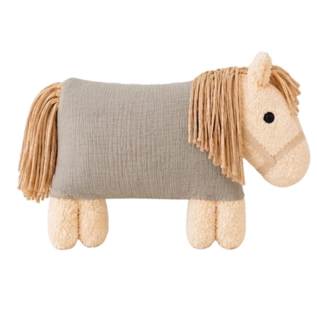 Kuschelpferd XXL Beige