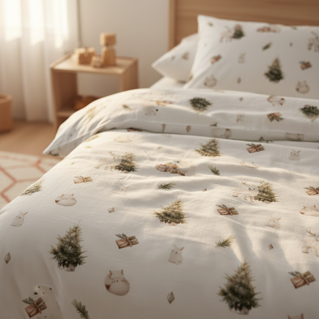 "Winterwald" Premium Kinderbettwäsche