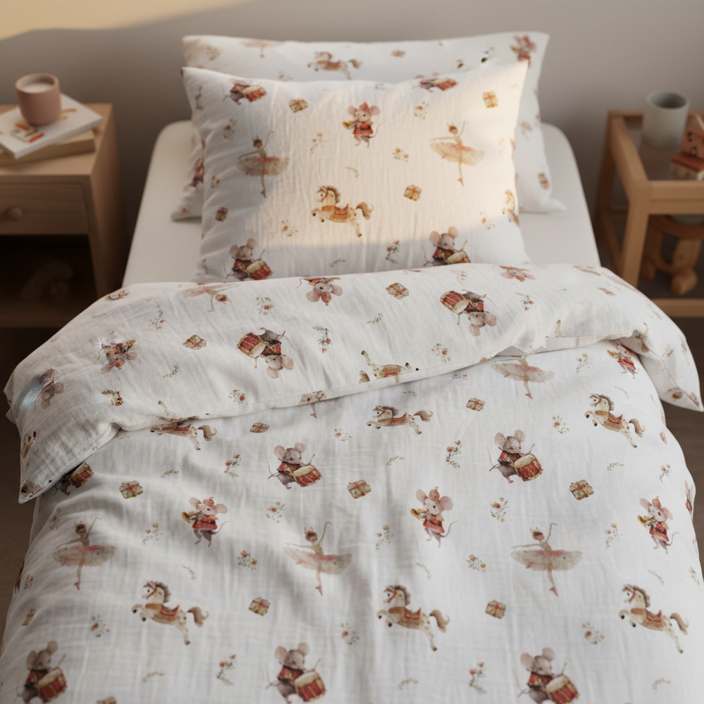 "Winterballett" Premium Kinderbettwäsche