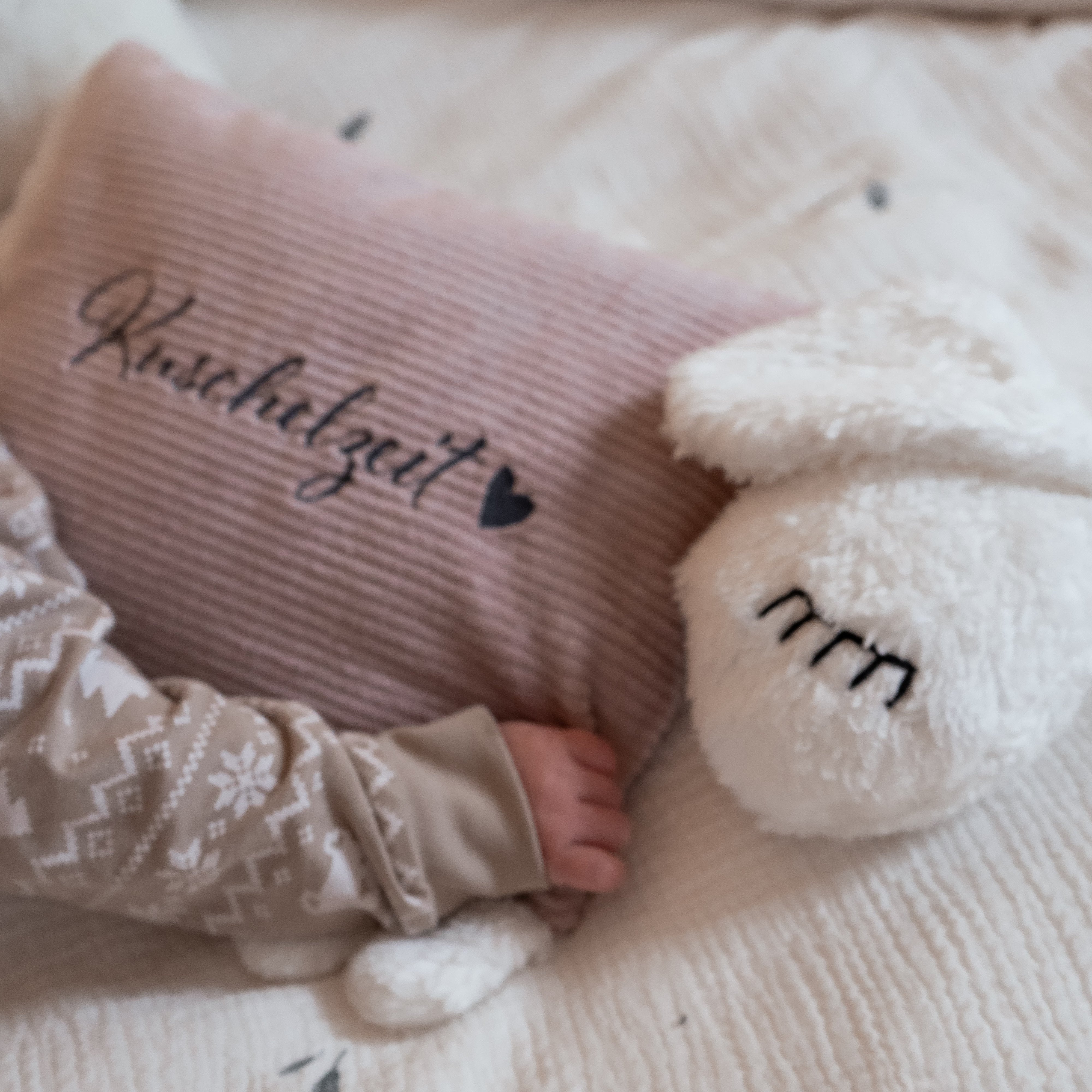 Kuschelschaf Musselin - NUR BEZUG