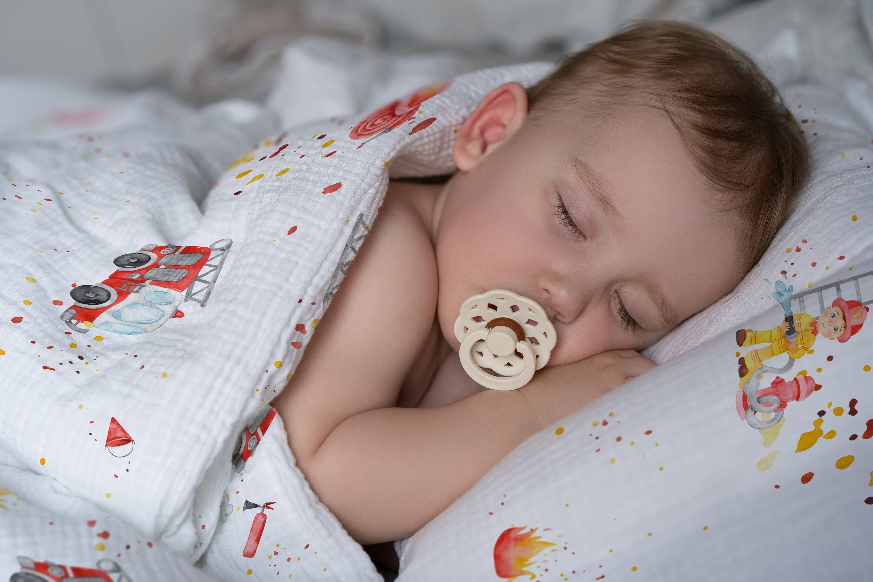 "Feuerwehr" Premium Kinderbettwäsche