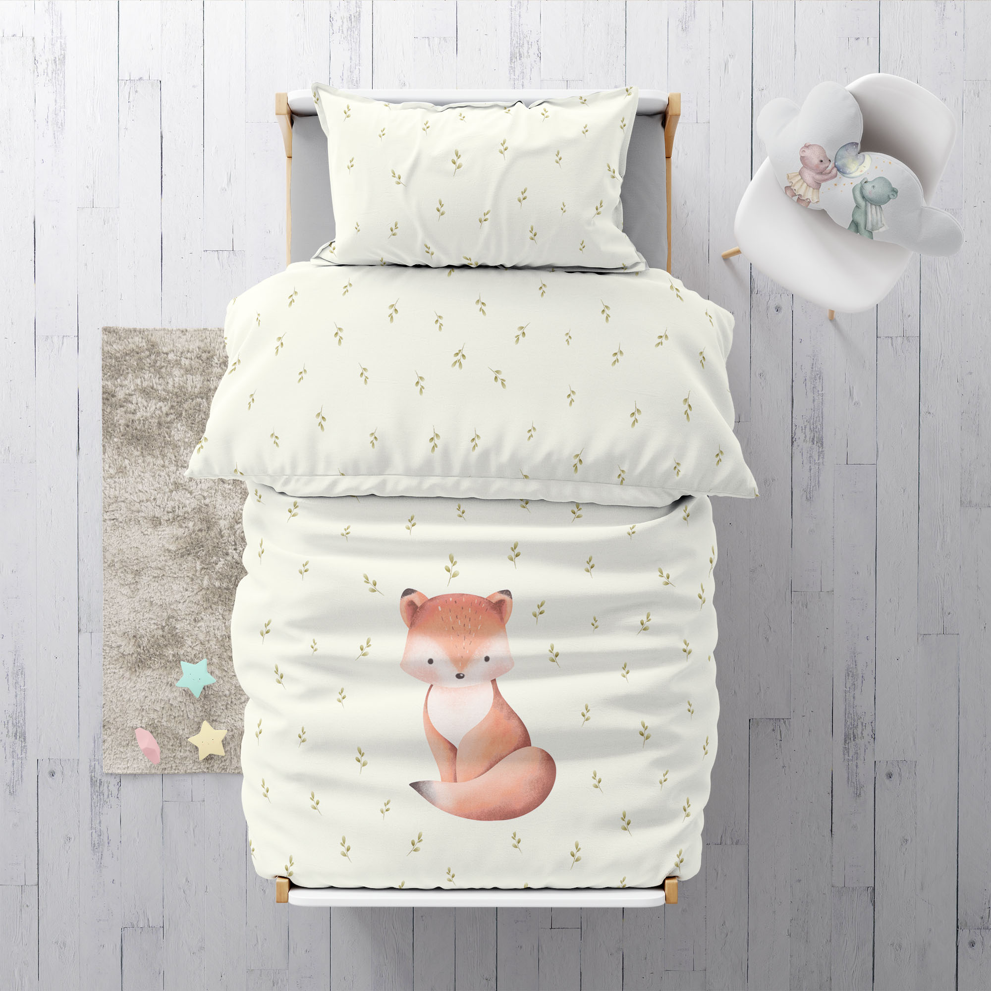“Fuchs” Premium Kinderbettwäsche