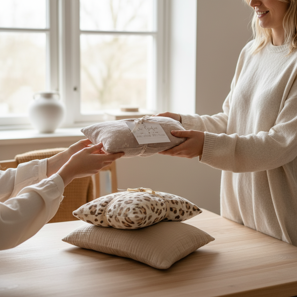 2 Dinkelkissen + 1 Gratis in passender Farbe