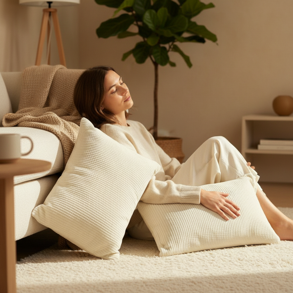 Merino Kissen 60x40cm